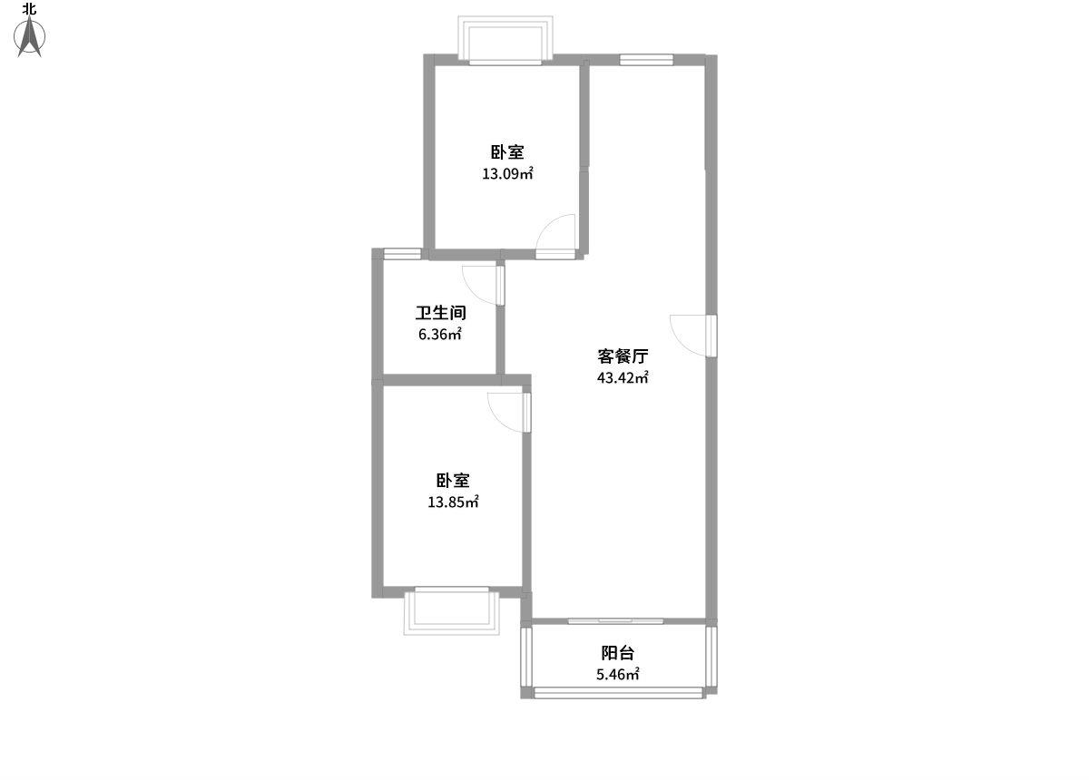 荣景苑A区全景户型图片