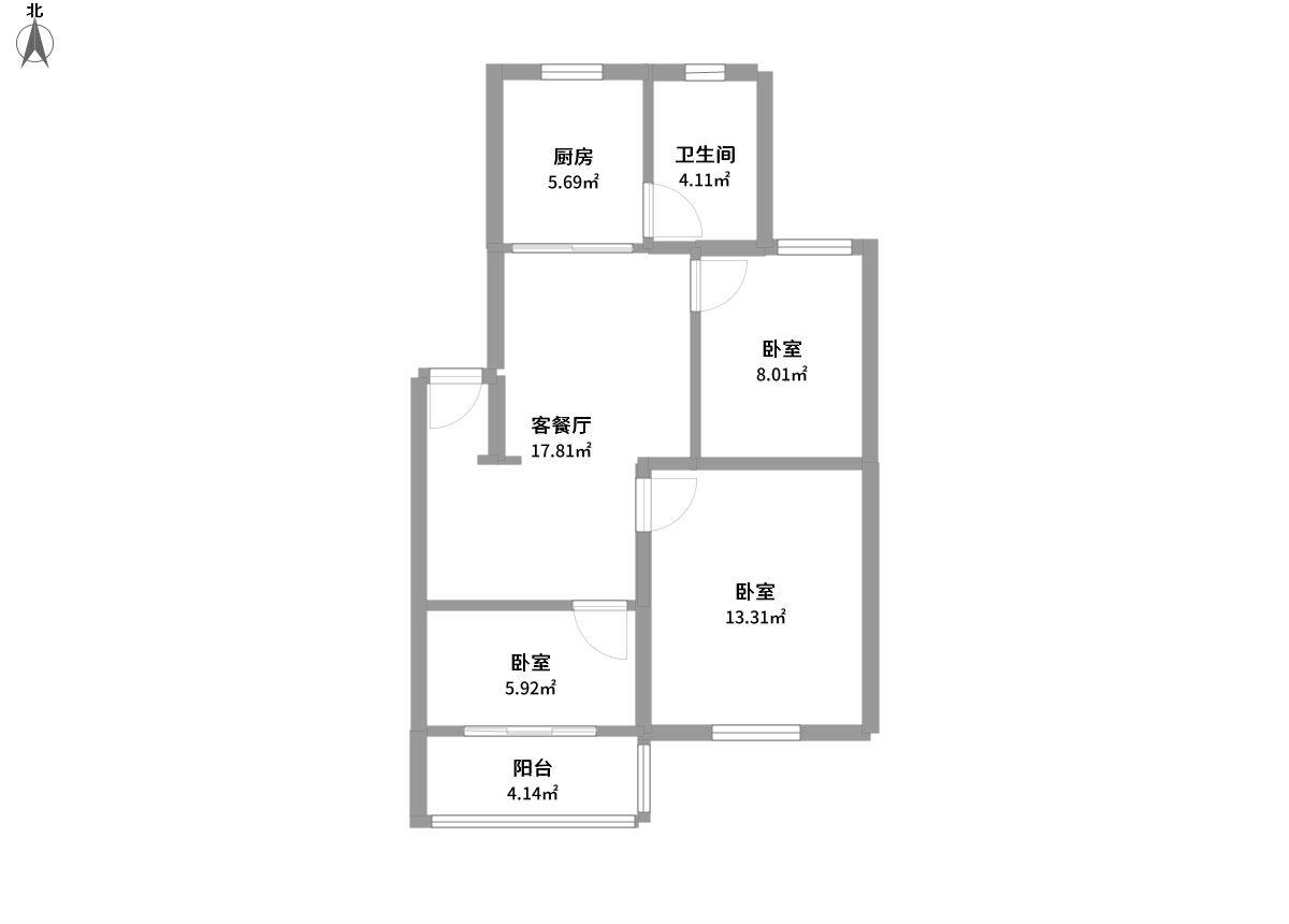 天虹四村全景户型图片