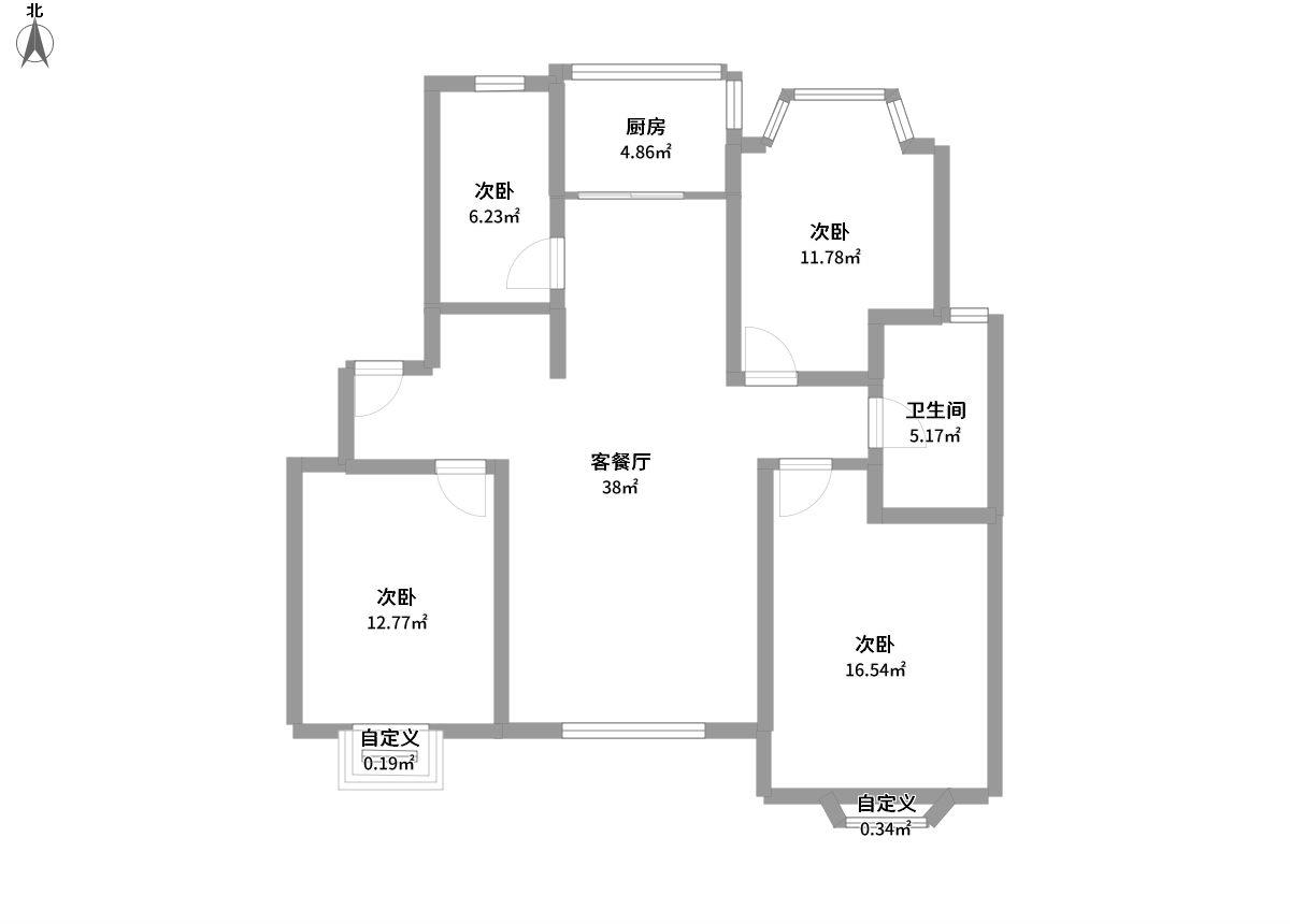 世纪新城全景户型图片