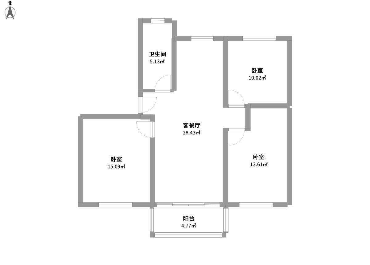 仓城七村全景户型图片