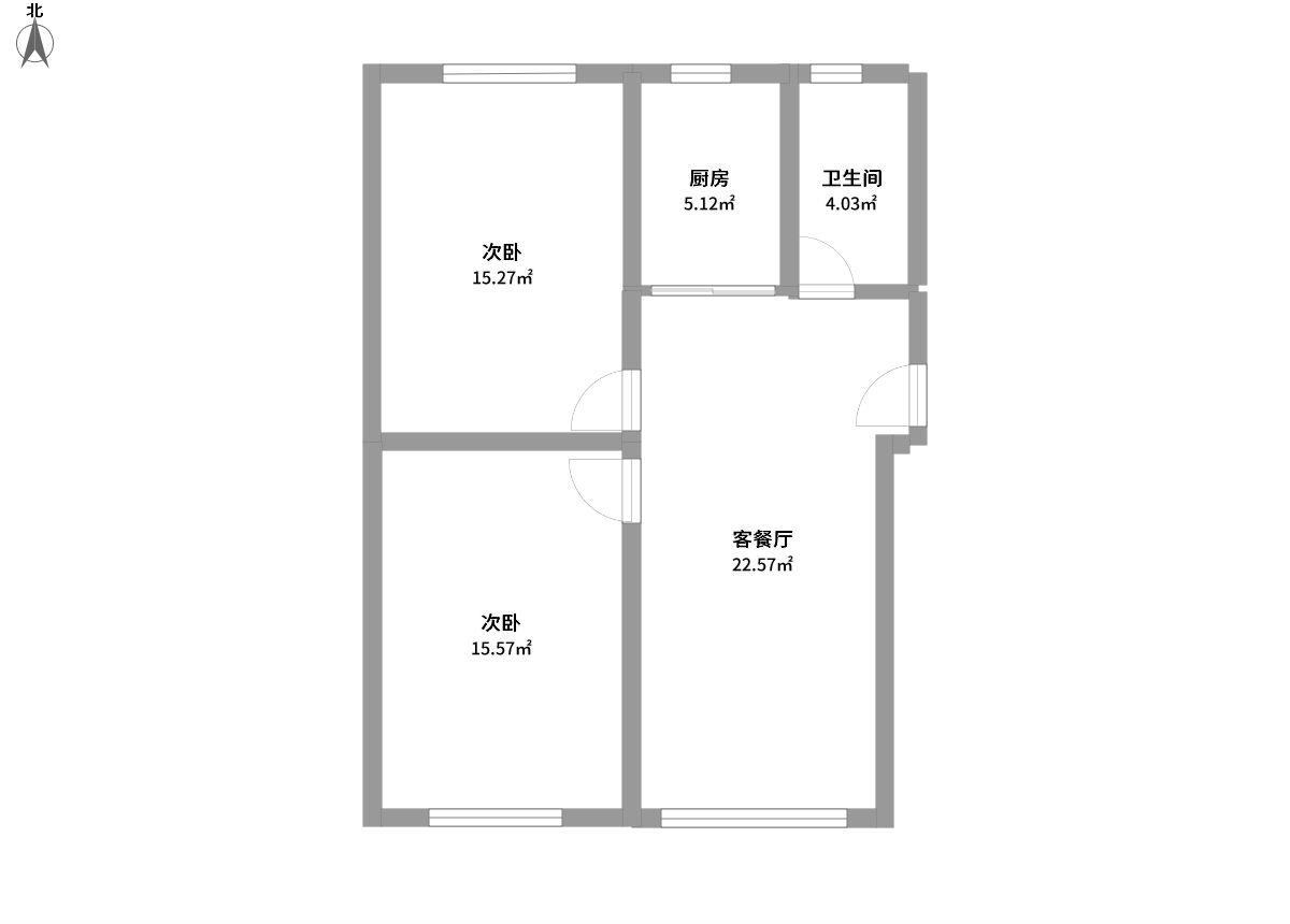 黑鱼弄小区全景户型图片