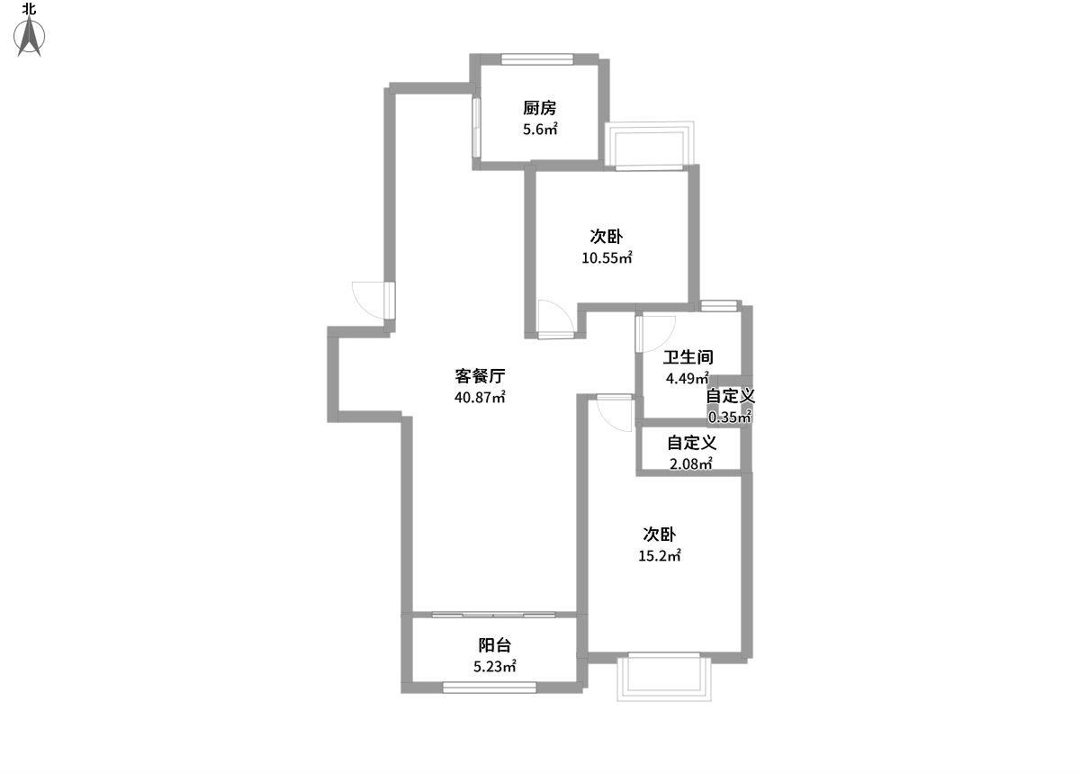 新理想花园全景户型图片