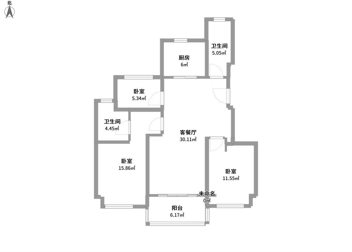 合景天悦全景户型图片
