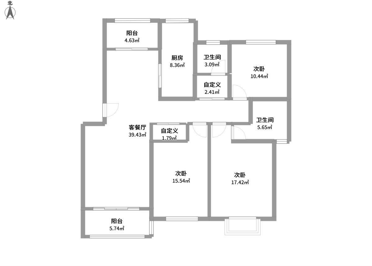 兴日家园全景户型图片