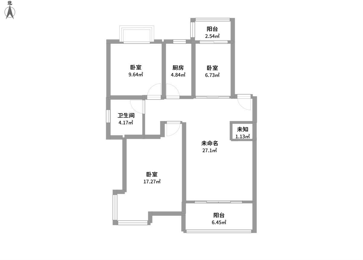 永丰苑全景户型图片