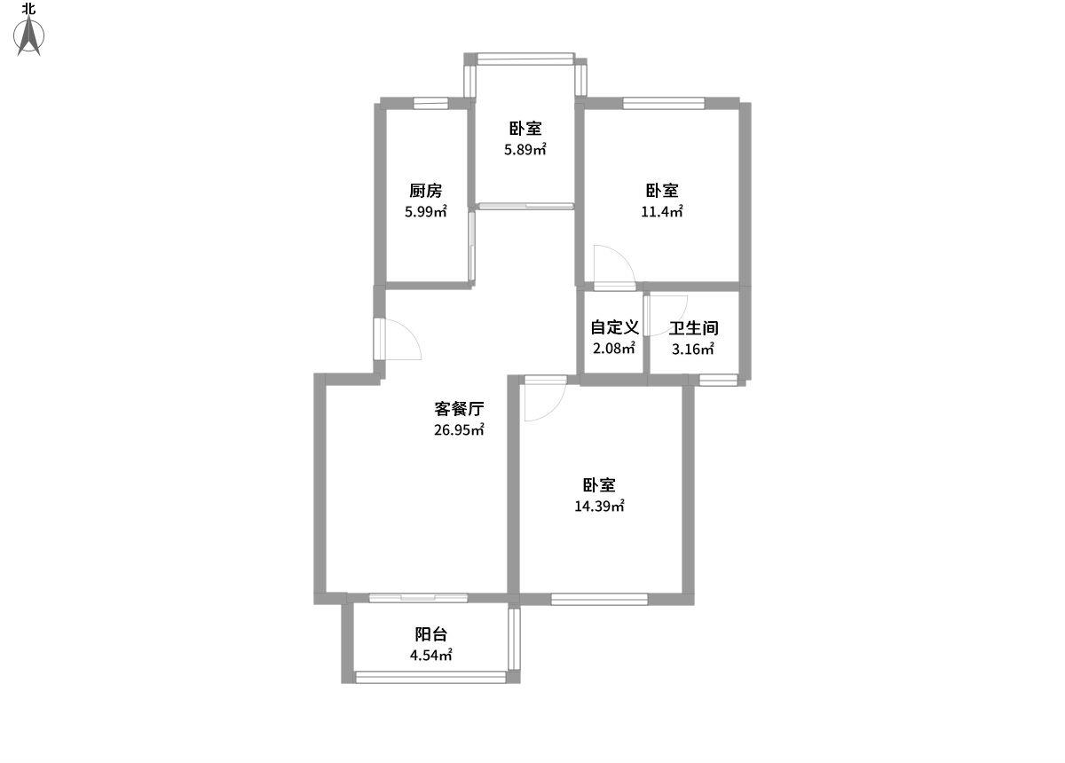 润峰苑全景户型图片