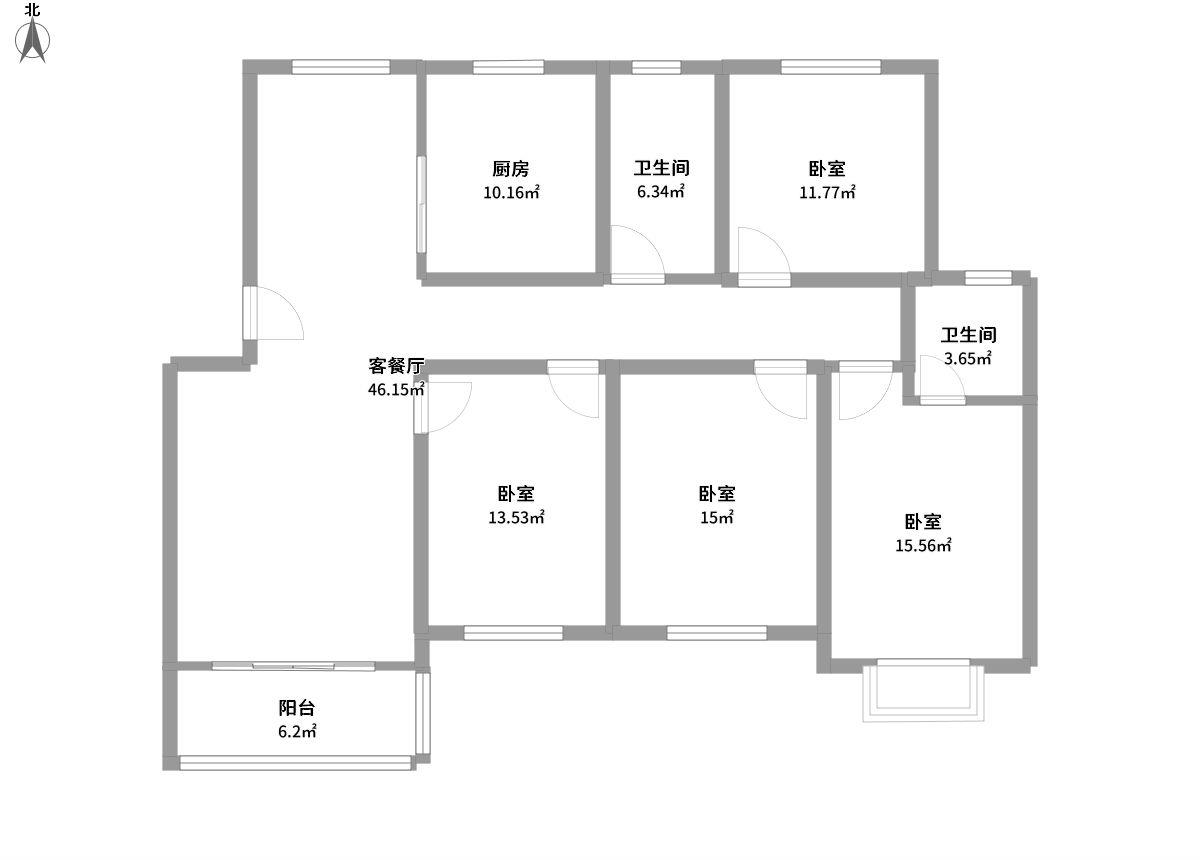 祥和花苑全景户型图片