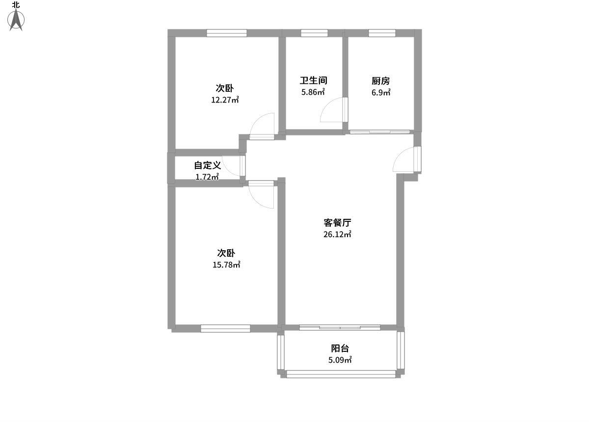 高乐小区全景户型图片