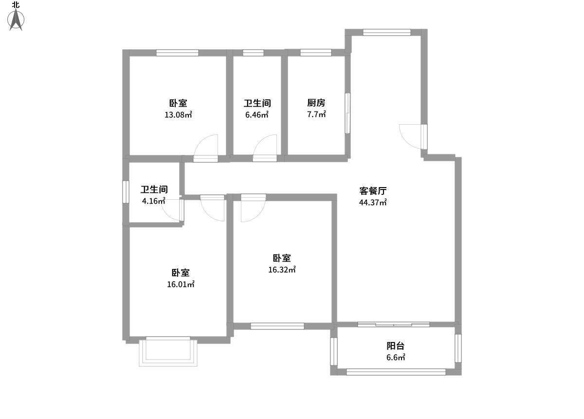祥和花苑全景户型图片