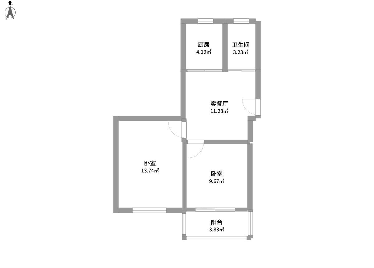 民乐小区全景户型图片