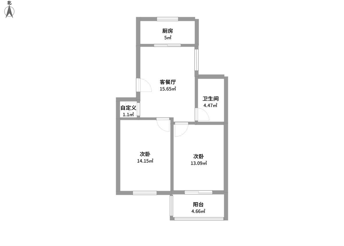 民乐小区全景户型图片