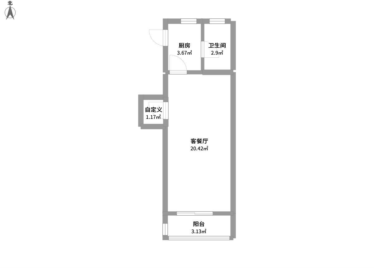 方东小区全景户型图片