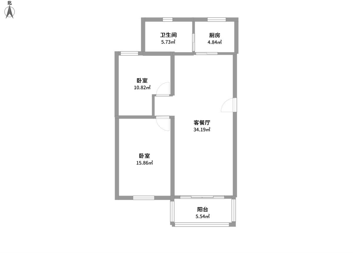 茸南苑全景户型图片