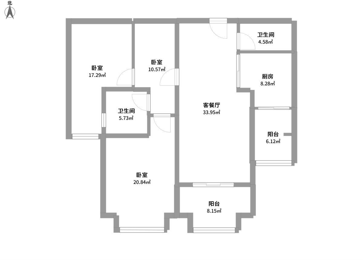 绿庭悦公馆全景户型图片