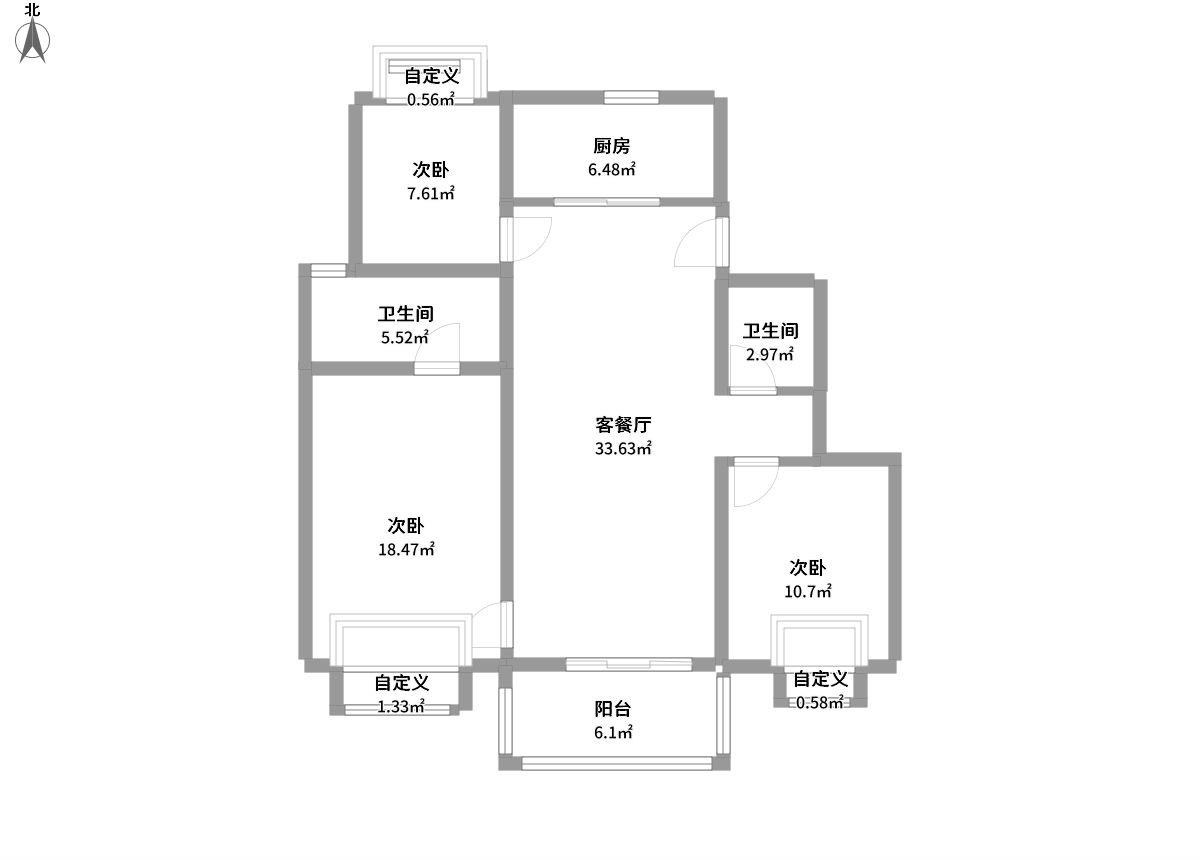 万科云间传奇全景户型图片