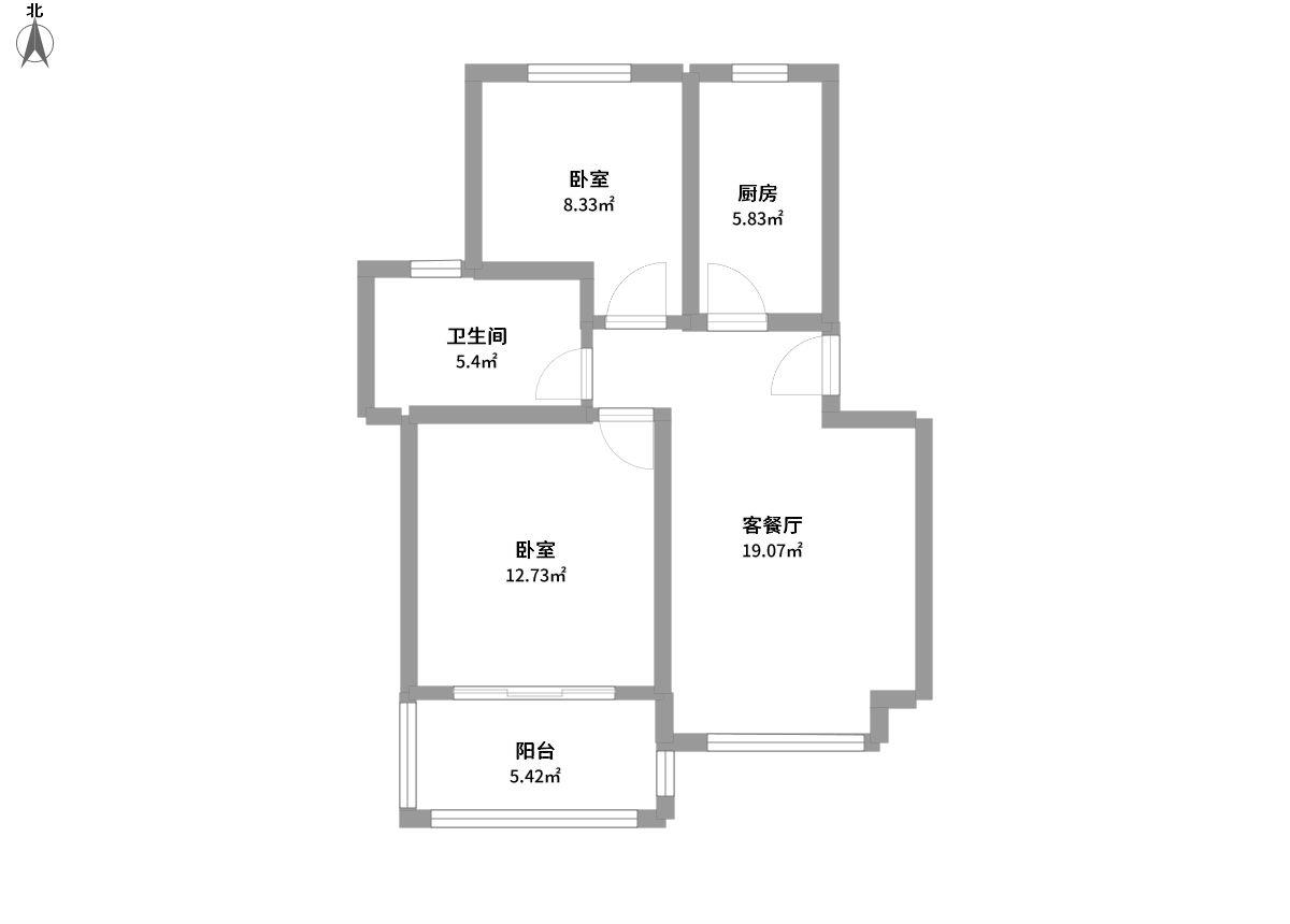 新城家园全景户型图片