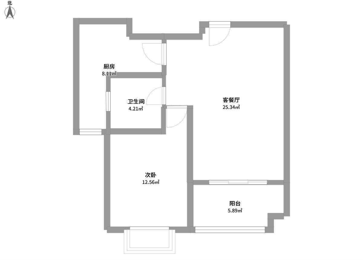 华亭新苑全景户型图片