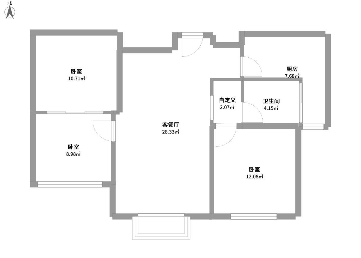 德邑小城全景户型图片