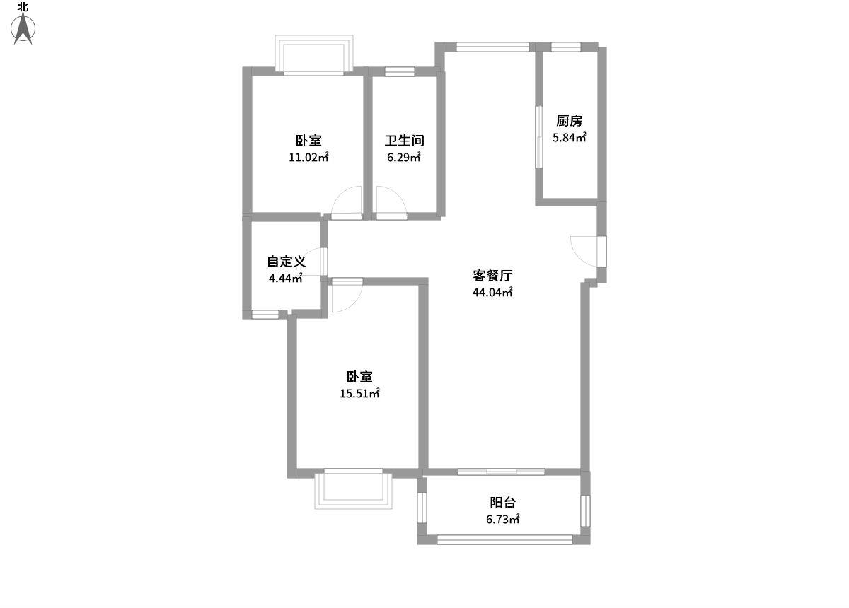 海德名园全景户型图片