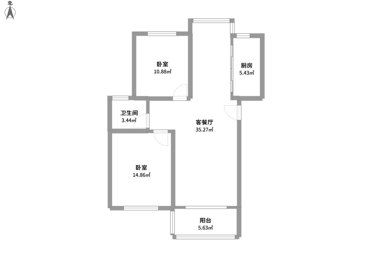 润峰苑全景户型图片