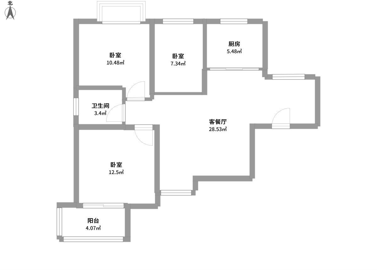逸庭苑全景户型图片