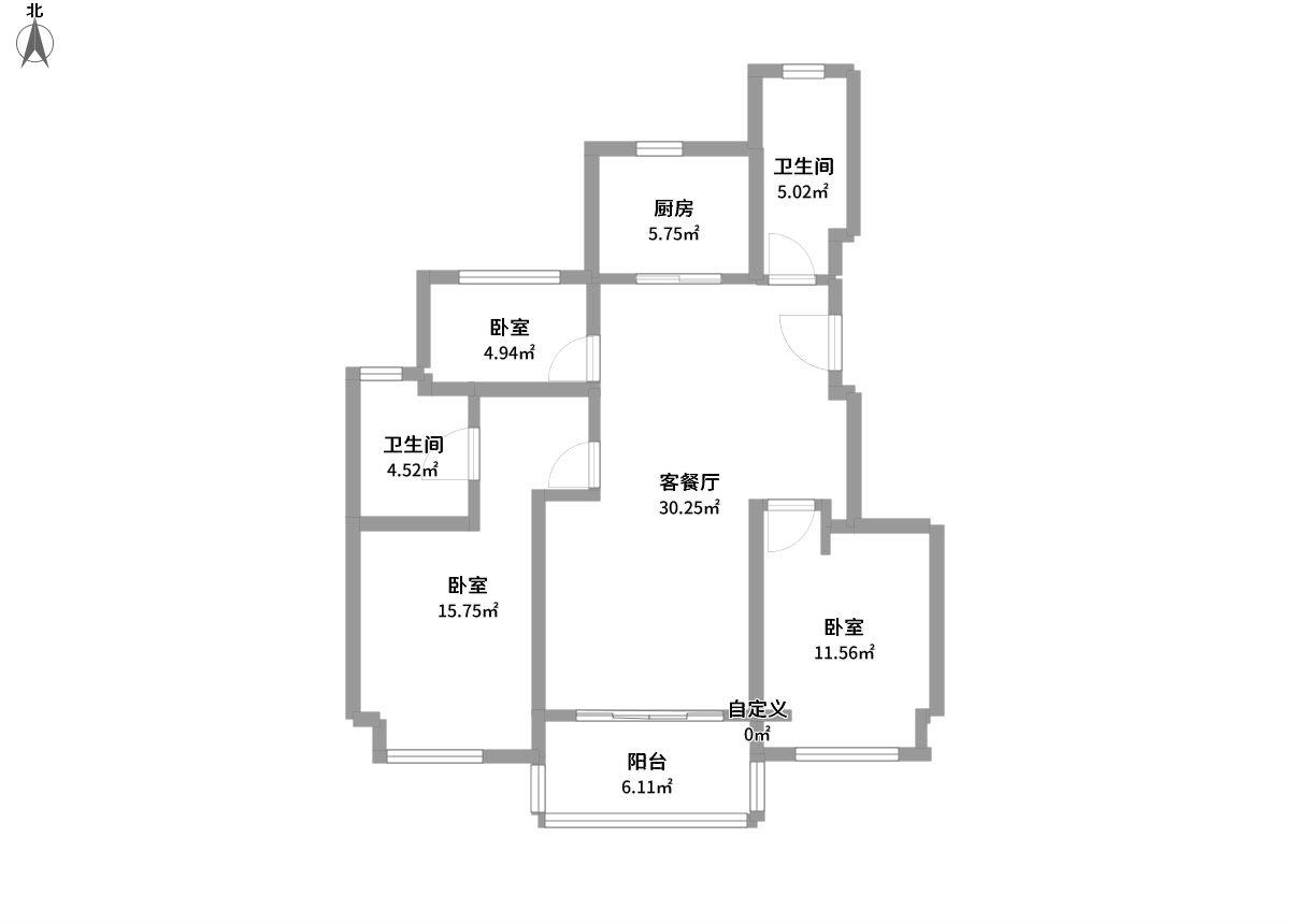 合景天悦全景户型图片