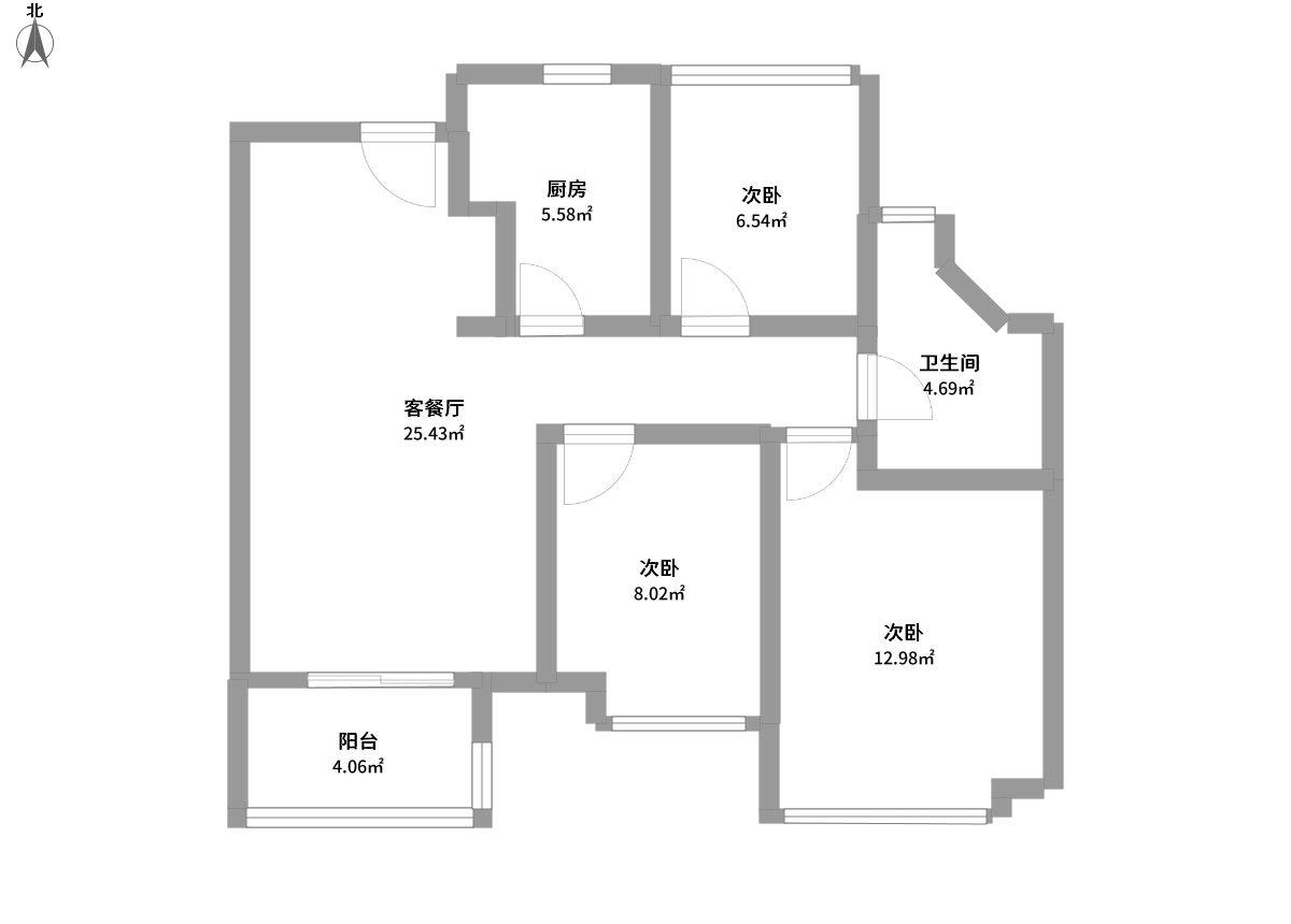 万科梦想派全景户型图片