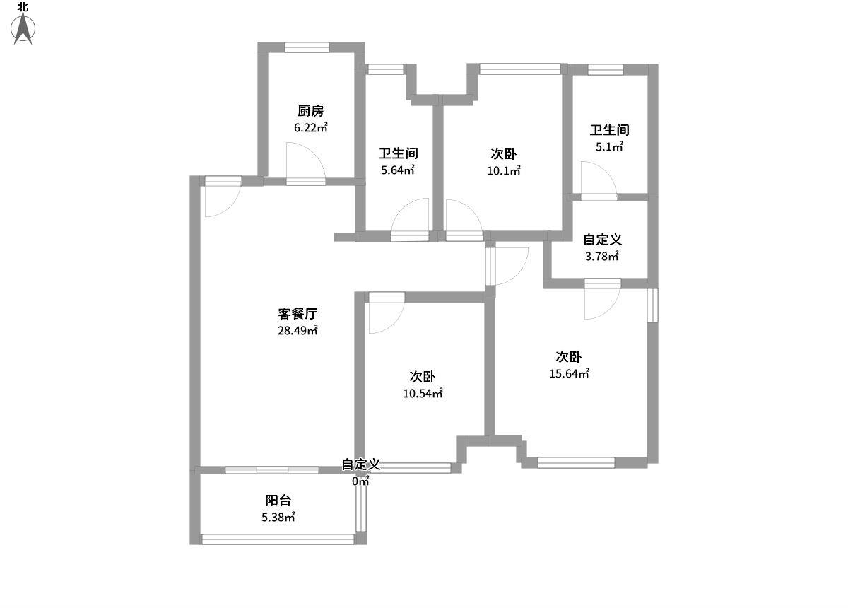 万科梦想派全景户型图片