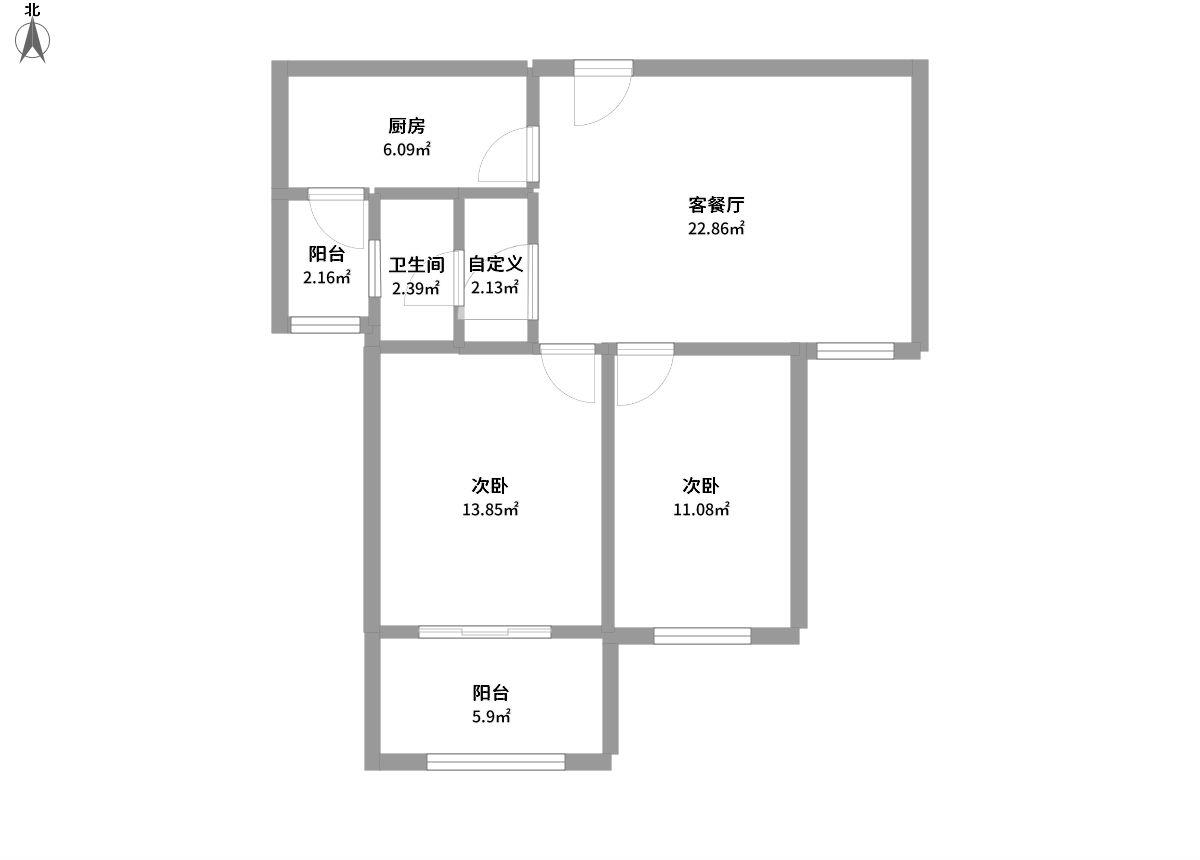 松南城嘉隆坊全景户型图片