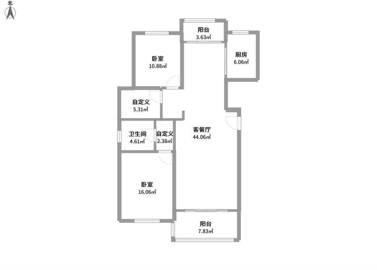东明花苑全景户型图片