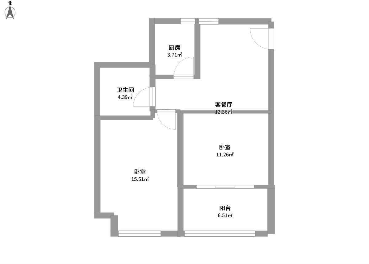 松南城玉阳苑全景户型图片