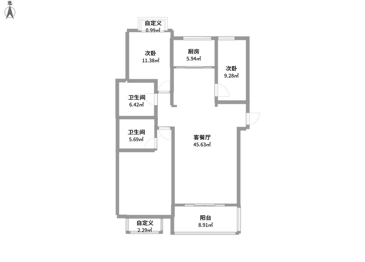 紫东新苑全景户型图片