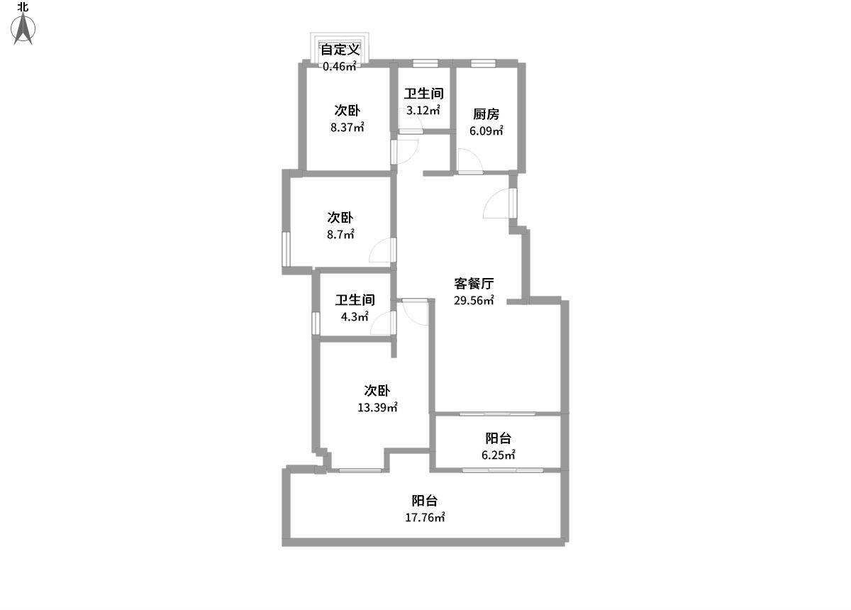 颐景园(松江)全景户型图片