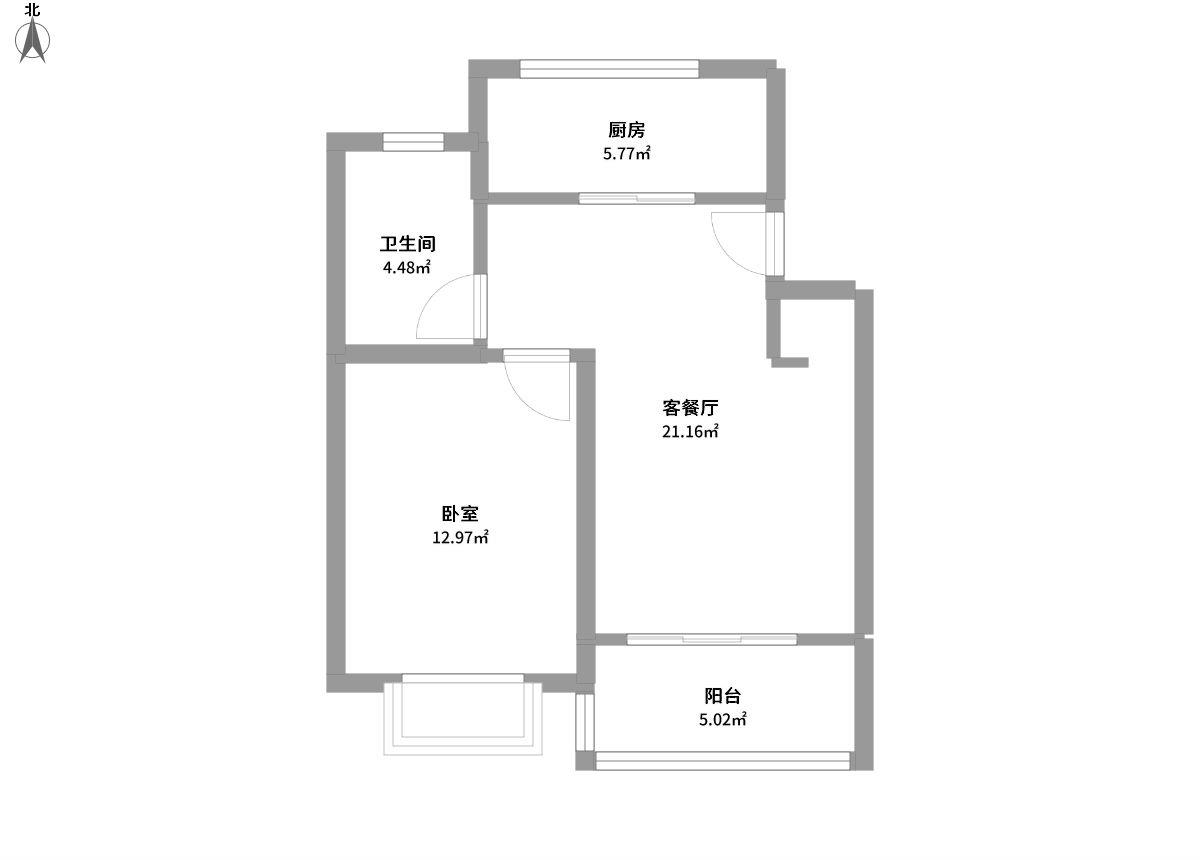 玉乐小区全景户型图片