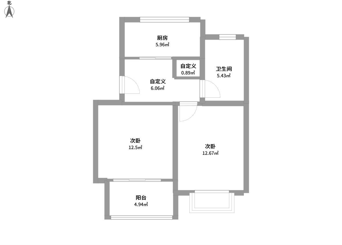 华亭新家银杏苑全景户型图片