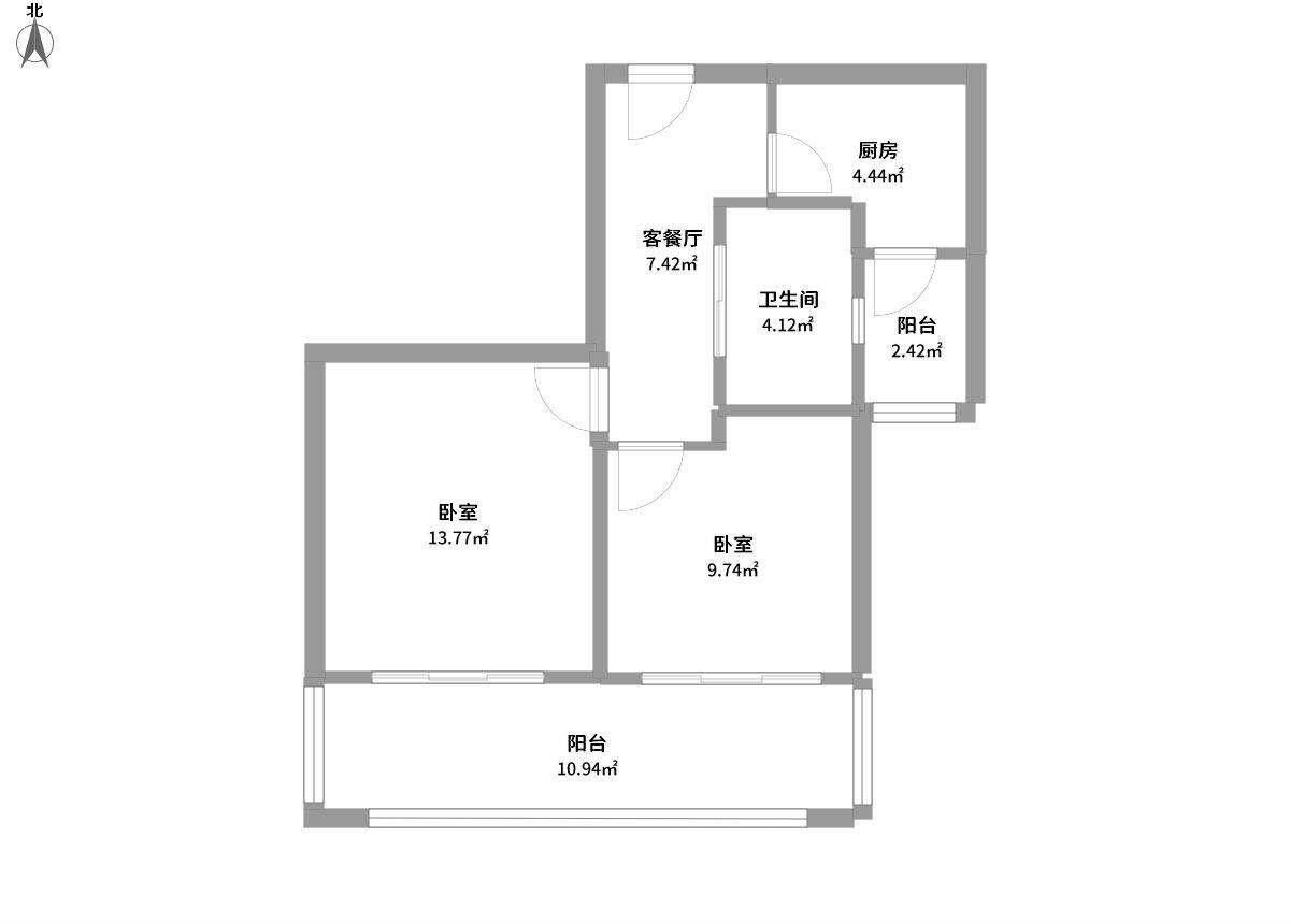 星辰园全景户型图片