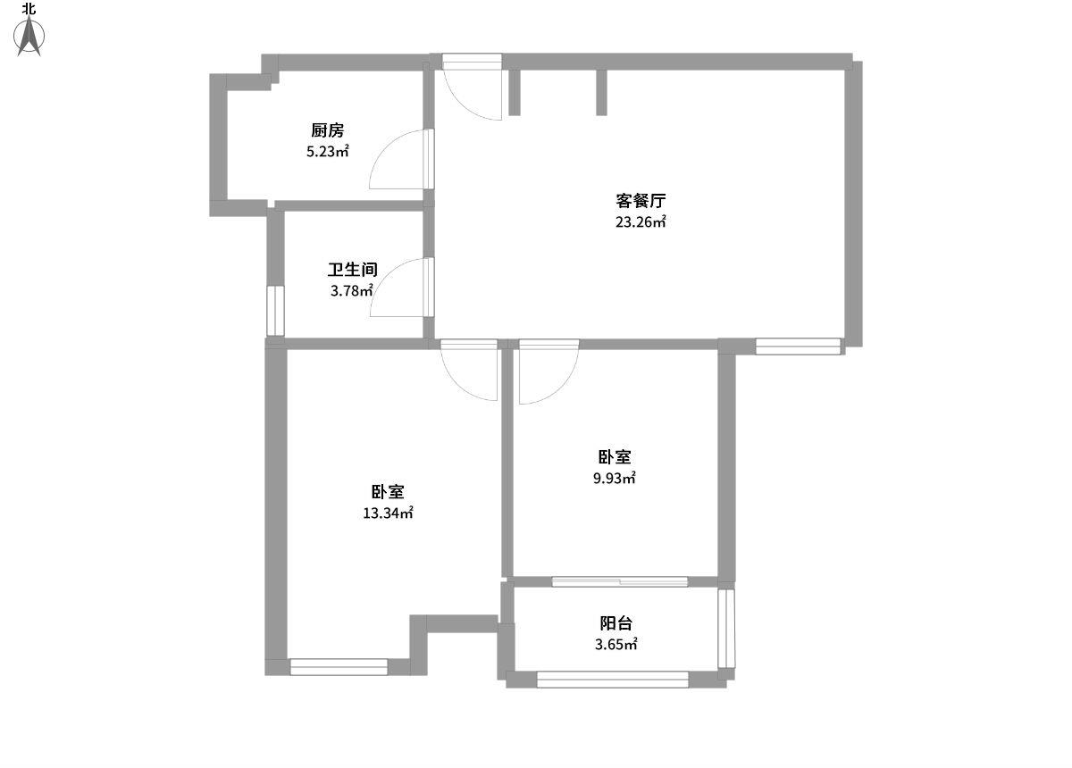 绿地蔷薇九里全景户型图片