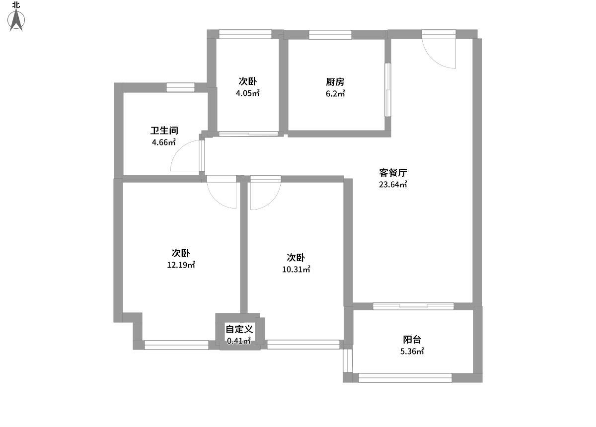 信达蓝爵全景户型图片