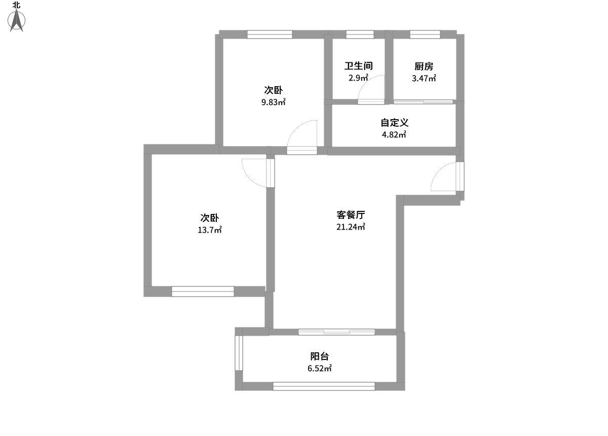 中山文化苑(二期)全景户型图片