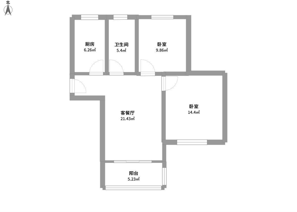 中山文化苑(二期)全景户型图片