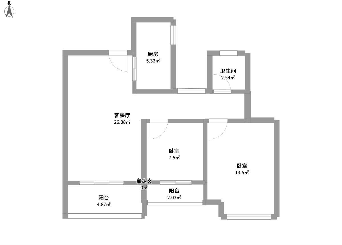 信达蓝尊全景户型图片