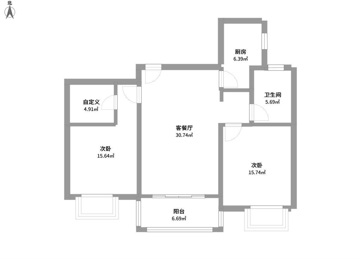 阳光翠庭全景户型图片