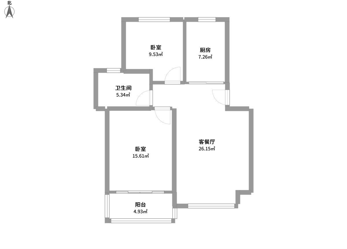 华亭新家三辰苑全景户型图片