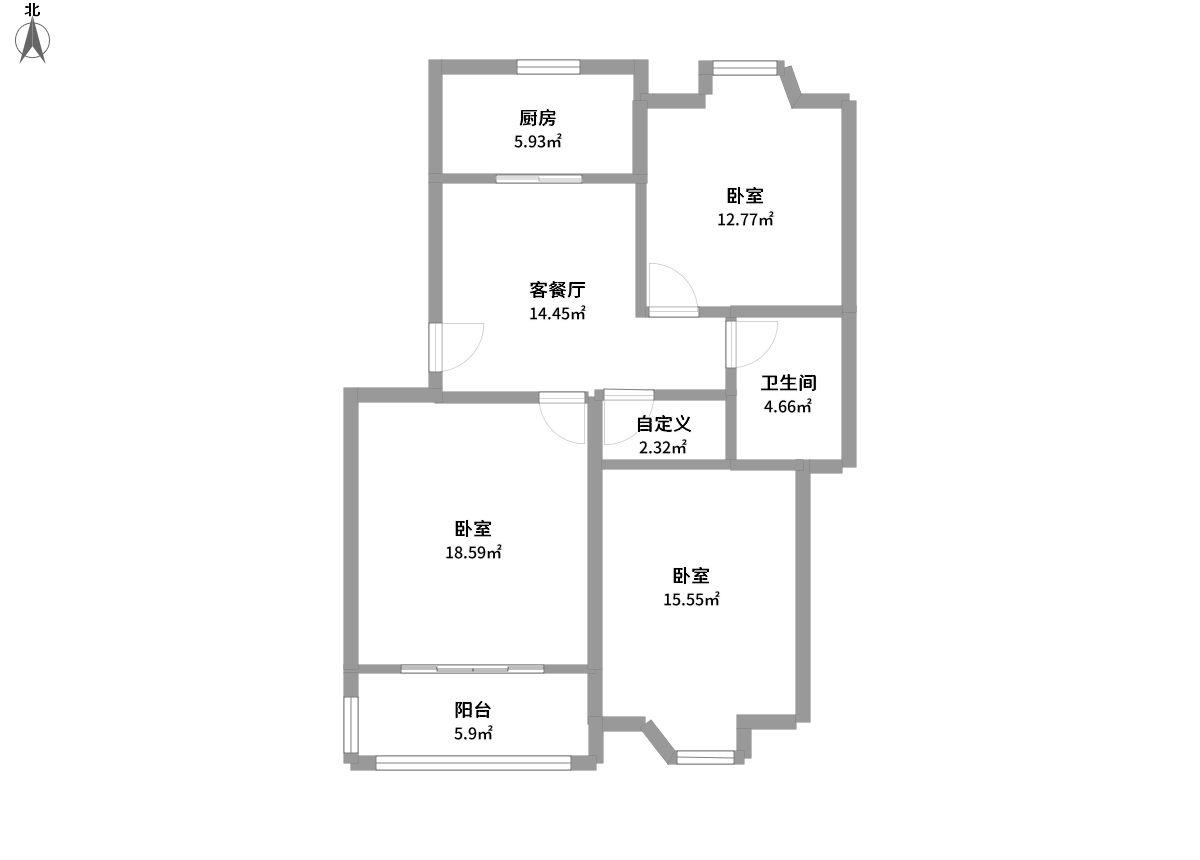 紫东新苑全景户型图片
